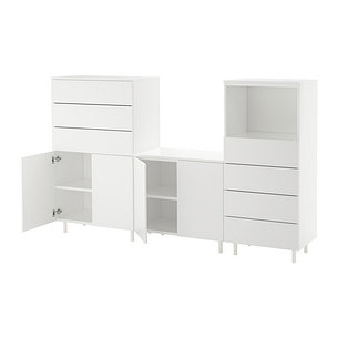 Шкаф ОПХУС белый Фоннес ИКЕА, IKEA , фото 2