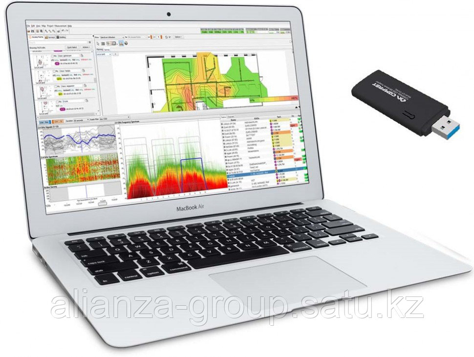 Анализатор WiFi сети Ekahau Site Survey 9.x Professional + адаптер NIC SA-1 (обязательно комплектовать с ESS-SUP-9x-PRO)