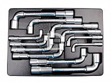 Набор ключей Г-образных 12 ед. в ложементе - фото 1 - id-p52180432