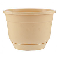 Горшок Флокс с поддоном, бежевый, 8,0 литров PALISAD