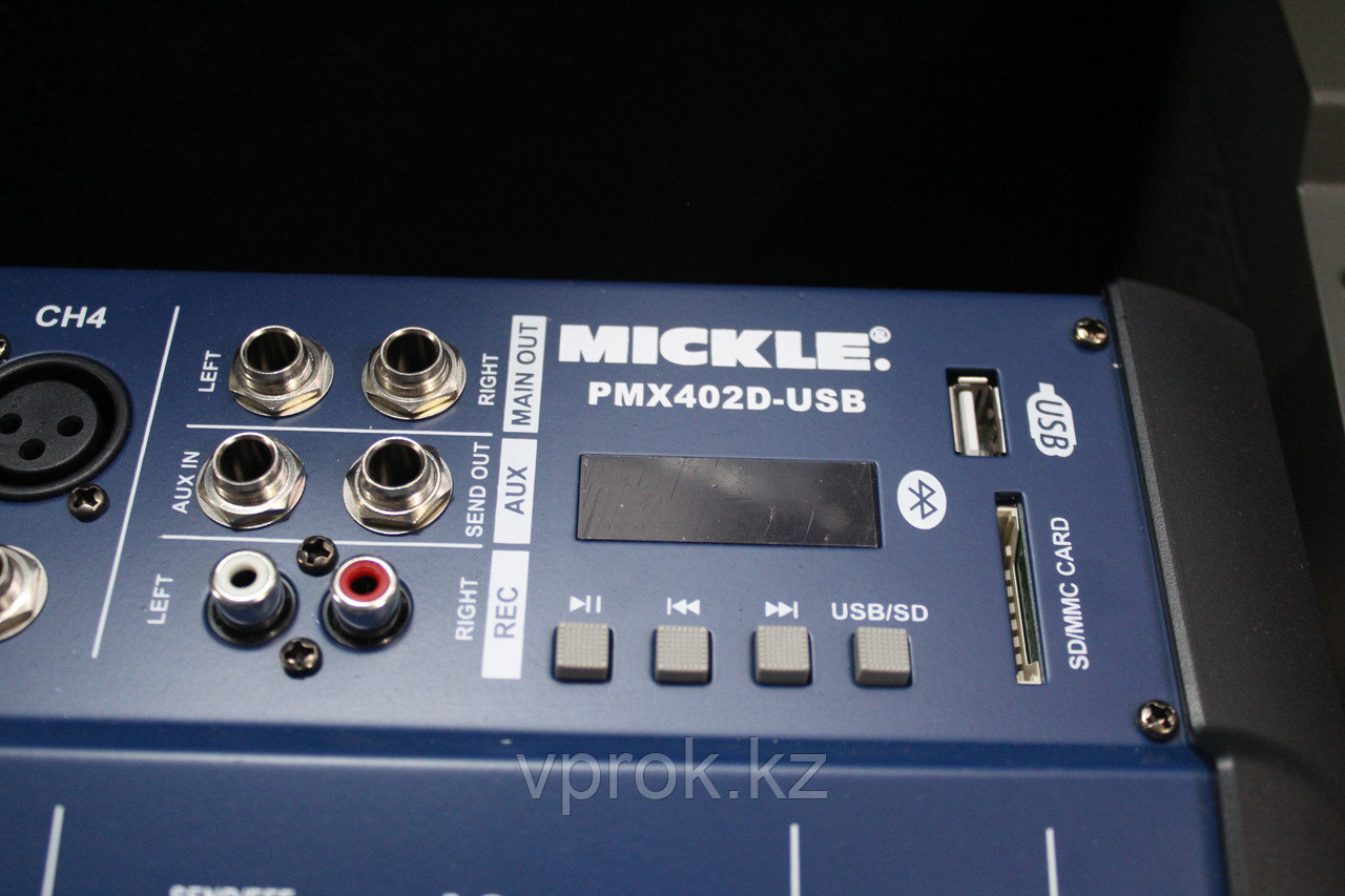 Активный микшерный пульт Mickle PMX 402D-USB - фото 2 - id-p52184592