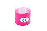 Кинезио лента 5 м*5 см, розовая Physio Tape, фото 2