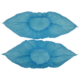 Бахилы одноразовые OfficeClean "Прочные" 30мкм, ПНД, 100% первичный, размер 40*14см, пара