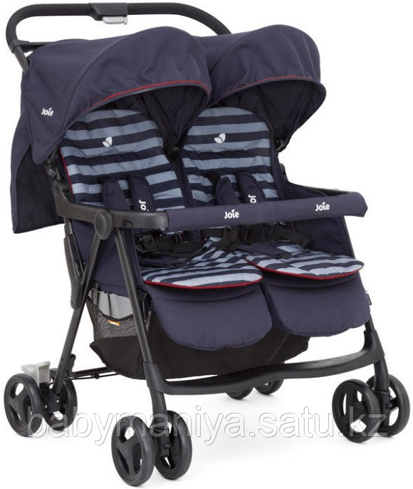 Коляска прогулочная Joie Aire Twin Nautical Navy