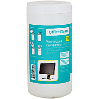 Салфетки чистящие влажные OfficeClean, для экранов, в тубе, 100шт. 260884 Салфетки чистящие влажные OfficeClean, для экранов, в тубе, 100шт.