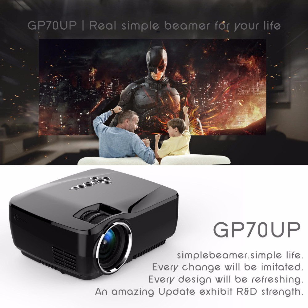 Проектор GP 70UP 1080P +3D WI-FI Bluetooth Android - фото 10 - id-p52193489