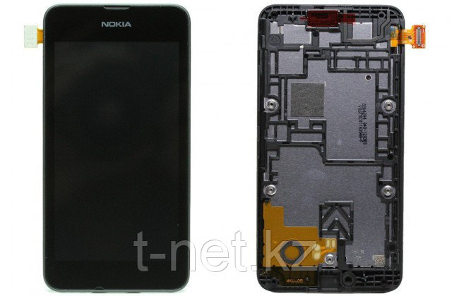 Дисплей Nokia Lumia 530 , с сенсором, цвет черный