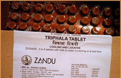 Трифала Занду, очищение кишечника, печени, крови, легких, для похудения, при запорах