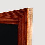 Деревянная доска с поверхностью для написания маркерами (Single Sided Wooden Frame) 300х400мм, фото 2