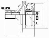 ШРУСы(граната) | Mercedes | E-class W211 C-class W203 4matic 2002-2010 наружный правый и левый