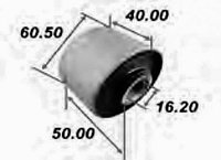 Сайлентблок | Nissan | Patrol Y60 Y61; Land cruiser 78 1887-2007 передней и задний сабли, передний 2шт