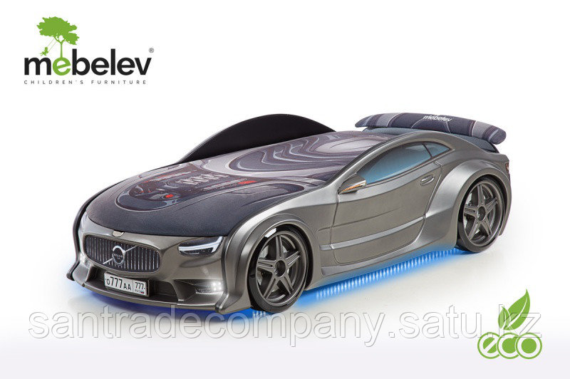 3D NEO кровать машина MERCEDES графит
