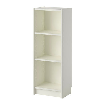 Стеллаж БИЛЛИ белый, 40x28x106 см ИКЕА, IKEA, фото 1