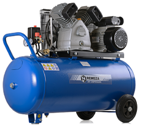 Поршневой компрессор с электродвигателем (Беларусь-Франция, Ремеза)