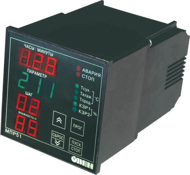 МПР51-Щ4 - Регулятор температуры и влажности, программируемый по времени RS485 или RS232