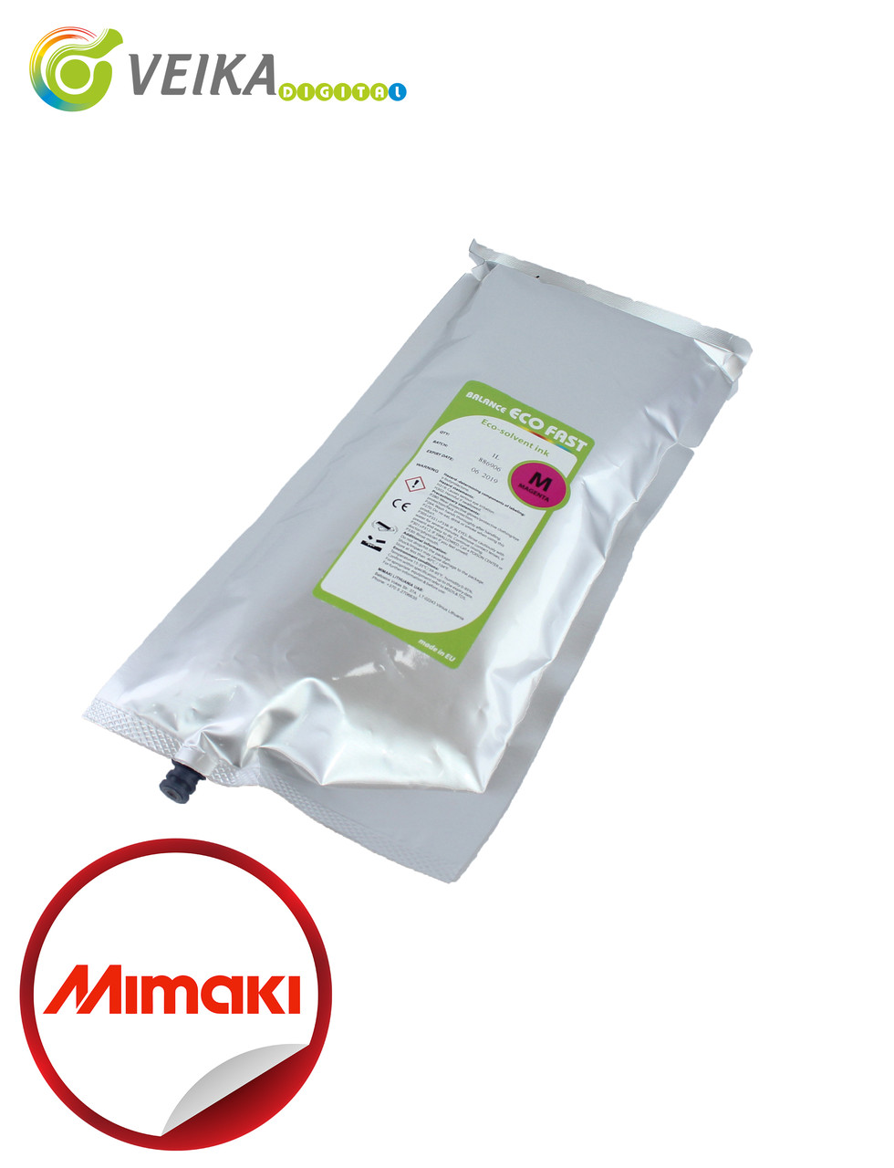 MIMAKI Balance ECO 1.2 Fast MAGENTA (bag/пакет 1ltr) экосольв.