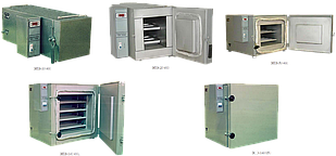 Печи для сушки и прокалки электродов с индикацией