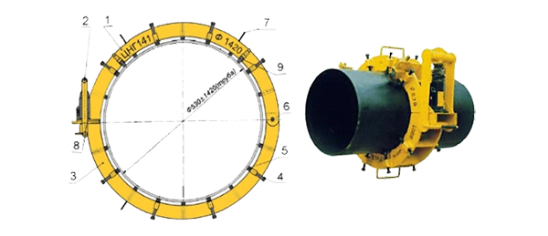 Ценратор наружный с гидродомкратом ЦНГ, фото 1