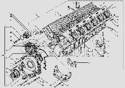 Блок цилиндров двигатель ЯМЗ 238(вафл)