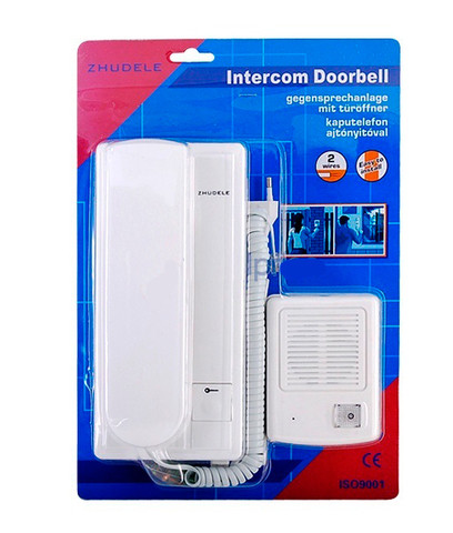 Аудиодомофон ZHUDELE Intercom Doorbell ZDL-3208 - фото 2 - id-p52260398
