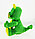 Мягкая Игрушка Дракон с рогами танцующий музыкальный зеленый, фото 4