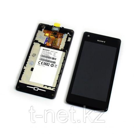 Дисплей Sony Xperia M C2005 , с сенсором, цвет черный