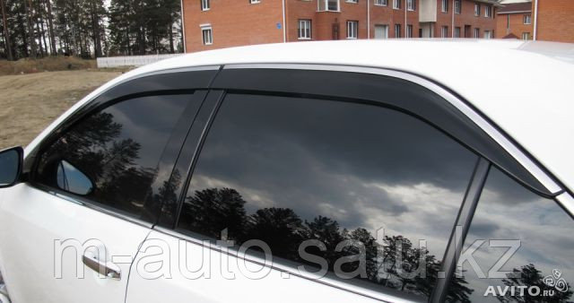 Ветровики/Дефлекторы окон c хромированным молдингом на Hyundai Elantra/Хендай Элантра 2011 - - фото 5 - id-p3559709