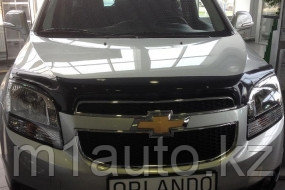 Мухобойка (дефлектор капота) на Chevrolet Orlando/Шевроле Орландо - фото 1 - id-p3559945