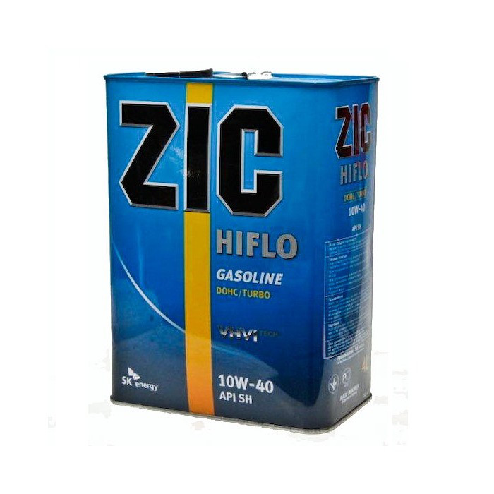 Минеральное моторное масло ZIC Hiflo 10w40 SH 4л