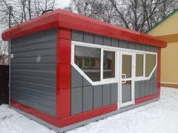 Торговые павильоны и киоски из сэндвич панели