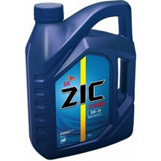 Моторное полусинтетическое масло ZIC X5 5w30 6л