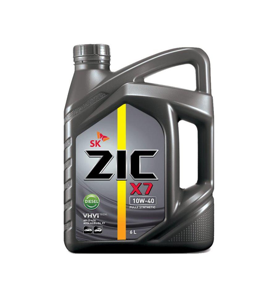 Синтетическое моторное масло  ZIC X7 Diesel 5w30 6л