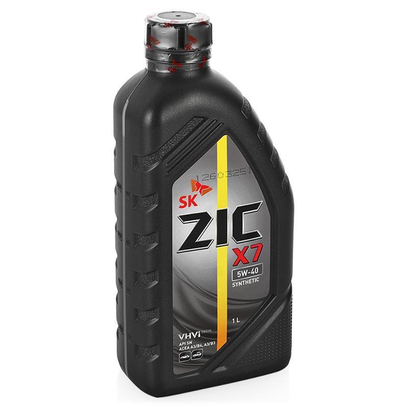Синтетическое моторное масло  ZIC X7 5w40 1л