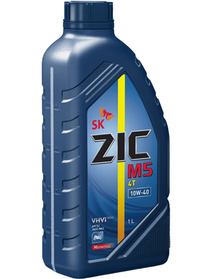 Трансмиссионное масло ZIC M5 4T 10w40 1л