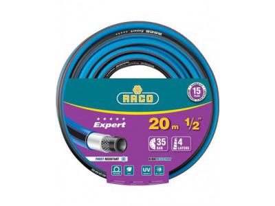 Шланг поливочный RACO Expert 40302-1/2-20_z01 (35 атм, армированный, 4-х слойный, 1/2х20 м) - фото 1 - id-p40624714