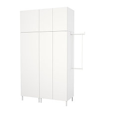 Гардероб ОПХУС белый Фоннес белый 175-200x57x251 см ИКЕА, IKEA, фото 2