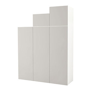 Гардероб ОПХУС белый Скатваль светло-серый ИКЕА, IKEA , фото 2