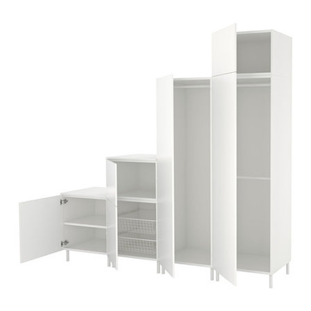Гардероб ОПХУС белый Фоннес белый ИКЕА, IKEA, фото 2