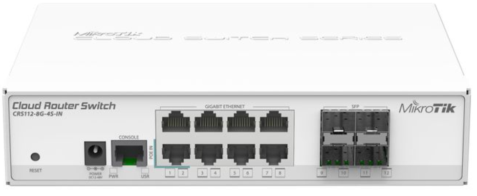 MikroTik Cloud Router Switch 112-8G-4S-IN