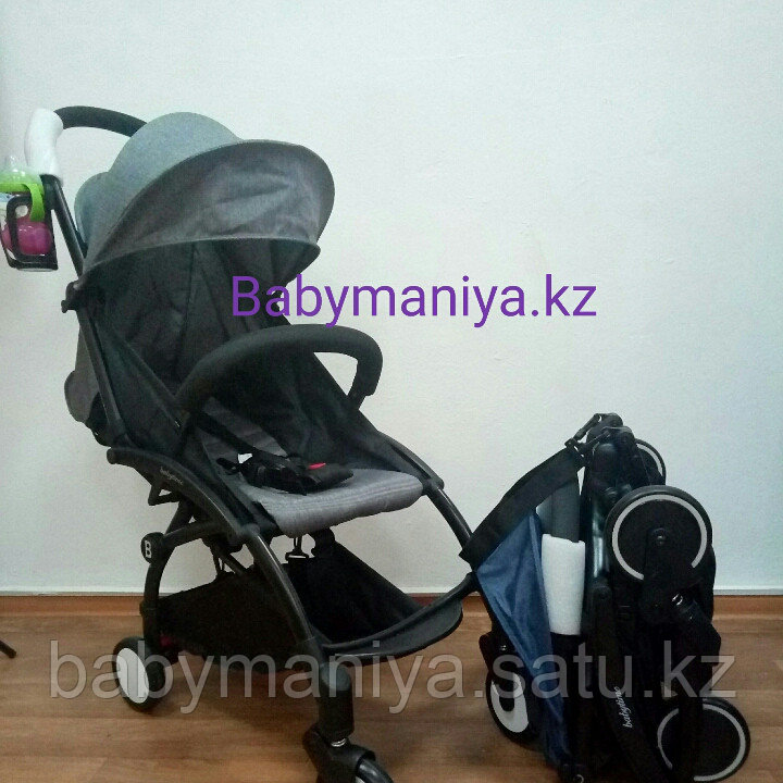 Детская Коляска BabyTime компактная и удобная Серый(аналог YoYo)