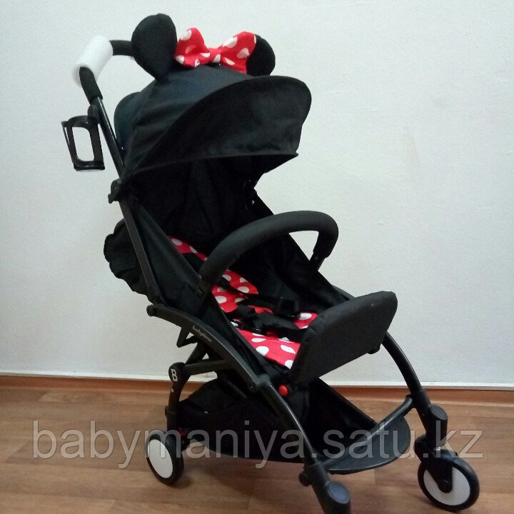 Детская Коляска BabyTime компактная и удобная Аналог YOYO Минни Маус