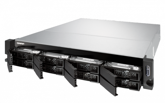 QNAP TS-853BU-RP-4G Сетевой RAID-накопитель, 8 отсеков для HDD, стоечное исполнение, 2 блока питания - фото 3 - id-p52392396