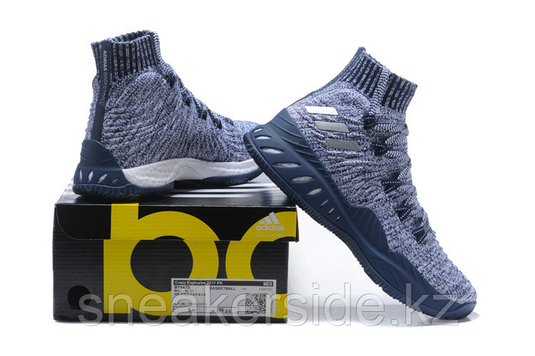 Баскетбольные кроссовки Adidas Crazy Explosive 2017 "Navy Blue/White" (40-46) - фото 6 - id-p52393283