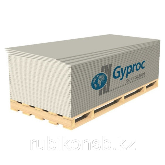 Гипсокартон ГКЛ GYPROC 2500х1200х9,5мм
