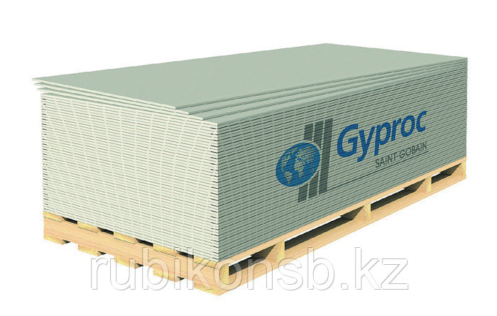 Гипсокартон ГКЛВ GYPROC 2500х1200х9,5мм