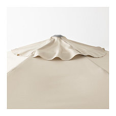 Зонт от солнца КУГГЁ / ЛИНДЭЙА бежевый диаметр 300 см IKEA, ИКЕА, фото 2