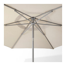 Зонт от солнца КУГГЁ / ЛИНДЭЙА бежевый диаметр 300 см IKEA, ИКЕА, фото 3