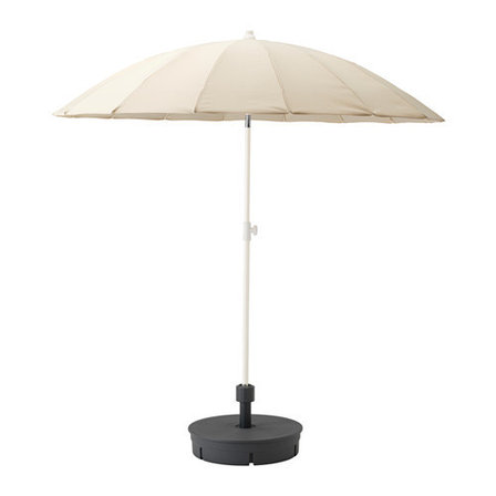 Зонт от солнца САМСО бежевый IKEA, ИКЕА, фото 2
