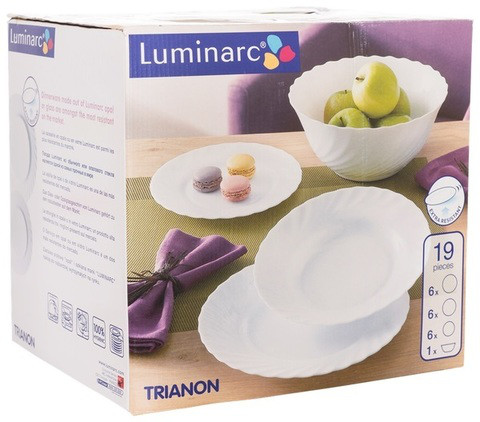 Сервиз столовый Luminarc Trianon [19 предметов] - фото 1 - id-p15139630