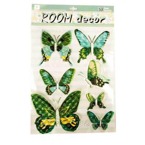 Наклейки 3D для украшения интерьера «Бабочки» (GW-007) - фото 7 - id-p29622137